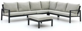 + 15% kassakorting | Hoek loungeset Manifesto | 6 personen | Loungeset Grijs | Hoekbank Aluminium | 324x246cm | Kees Smit Tuinmeubelen