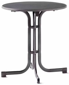 Sieger Boulevard ronde klaptafel Ø70 cm. - Antraciet