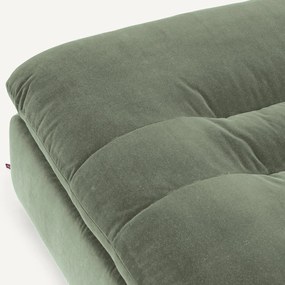 Modulaire fluwelen voetensteun, GIULIANO