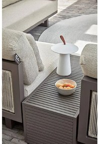 Goossens Bijzettafel Santorini, Side table 81x40 cm