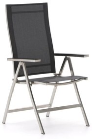 Verstelbare tuinstoel | Bernstein  Koblenz | RVS | Grijs | Kees Smit Tuinmeubelen