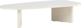 Organische Salontafel Beige - 65 X 130cm.