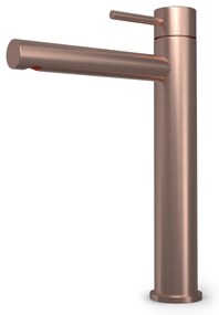 Hotbath Buddy hoge wastafelkraan geborsteld koper PVD