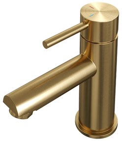 Brauer Gold Edition ColdStart wastafelkraan energy-saving model A messing geborsteld PVD