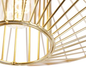 Design plafondlamp goud - Zahra Design E27 rond Binnenverlichting Lamp
