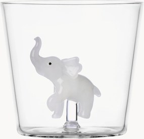 Handgemaakte tumbler White Elephant borosilicaatglas