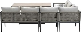 Garden Impressions Burela - Brugge lounge dining set 5-delig links - taupe