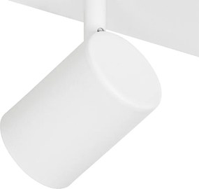 Moderne plafondlamp wit 3-lichts verstelbaar rechthoekig - Jeana