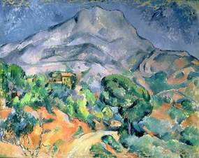 Cezanne, Paul - Kunstdruk Mont Sainte-Victoire, 1900, (40 x 30 cm)