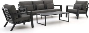 Stoel-bank loungeset Forza | 5 personen | Loungeset Grijs | Aluminium | Kees Smit Tuinmeubelen