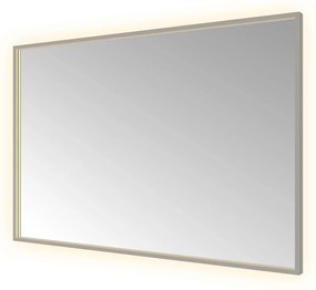Hotbath &More Square rechthoekige spiegel 120x80cm geborsteld gunmetal PVD