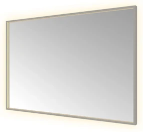 Hotbath &More Square rechthoekige spiegel 120x80cm geborsteld gunmetal PVD