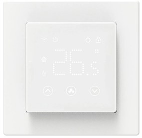 Saniclear Glow witte Wifi thermostaat voor elektrische vloerverwarming