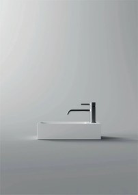 Saqu Poggio Fontein 45x20x11 cm 1 Krg. Rechts Glanzend wit