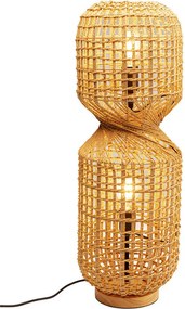 Staande Lamp Riet Retro 67 Cm