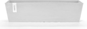 Ecopots bloempot Bruges 80 - Rechthoekig - Pure White - 80,8cm x 20cm x H20,3cm