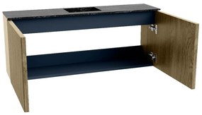 Mondiaz Joya DLux 100cm toiletmeubel dusk met wastafel faye midden zonder kraangat lava