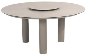 Taste by 4 Seasons Donato tuintafel cloud met geprint keramisch blad Ø 160 cm SALE Tuintafel   lichtgrijs weerbestendig