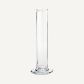 Rechte cilindervormige glazen vaas, H31 cm, Stille