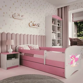 Peuter Roze Eenpersoonsbed BabyDreams - Voor Kinderen Kinderen Peuter Junior 5060504986489 Children's Beds Home, 140x70, Nee, Geen Children's Beds Hom