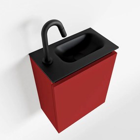 Mondiaz Ture 40cm toiletmeubel fire met wastafel urban rechts 1 kraangat