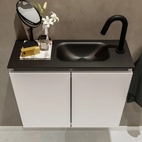 Mondiaz Ture 60cm toiletmeubel linen met wastafel urban rechts 1 kraangat