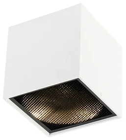Design opbouwSpot / Opbouwspot / Plafondspot wit GU10 111mm - Box Honey Design GU10 kubus / vierkant Binnenverlichting Lamp