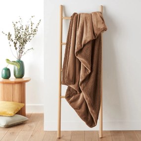 Plaid in fleece en sherpa, Maxine