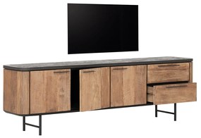 DTP Home Soho Teak Tv-meubel Met Mortex 190 Cm - 190x40x60cm.