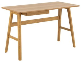 Klein Bureau Eiken Hout 120 Cm - 120 X 60cm.