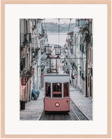 Ingelijste digitale print Elevador Da Bica
