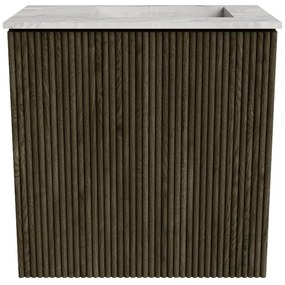 Mondiaz Joya DLux 40cm toiletmeubel shadow met wastafel faye rechts zonder kraangat glace