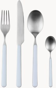Mat geborstelde bestekset Noli, 1 persoon, 4-delig