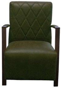 Fauteuil - Isabella - leer Colorado groen 08