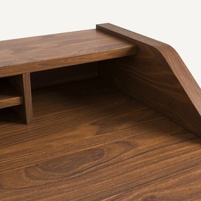 Bureau secretaire met laagje notelaar, Epitre