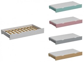 Peuter Grijs Uitschuifbaar eenpersoonsbed met onderschuifbed - Leo voor kinderen Kinderen Peuter Junior 5056231724524 Children's Beds Home, Voor bed v