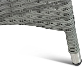 Tuinstoel Wicker Grijs-antraciet Domani Furniture Miami