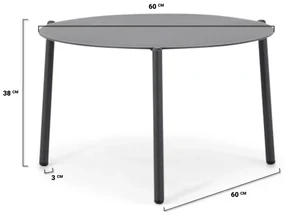 Loungeset tuin 5 personen Aluminium Taupe  Coco Ewa/Pacific