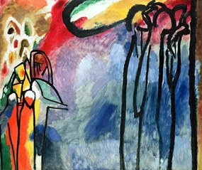 Wassily Kandinsky - Kunstdruk Improvisation No. 19, 1911, (40 x 35 cm)