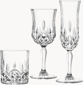 Barglazen Opera van kristalglas, 18-delig
