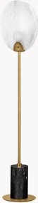 LED vloerlamp Shelina van marmer