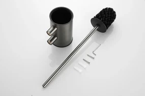 Saniclear Academy toiletborstel verouderd ijzer - gunmetal