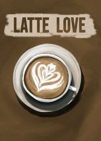 Ilustratie Latte Love, EMELIEmaria