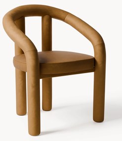 Fluwelen armstoel Calan 4