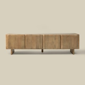 Tv-meubel Gebleekt Eiken 200 Cm - 200x45x55cm.