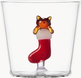 Handgemaakt glas Tabby-kat van borosilicaatglas