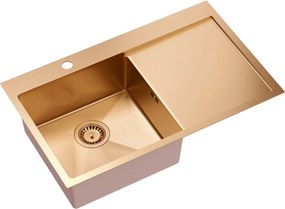 Stalen spoelbak RUSSEL 111 Copper