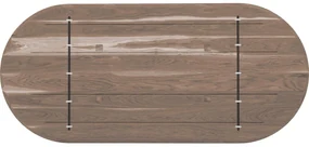 Goossens Excellent Eettafel Floyd, Semi rond 240 x 100 cm