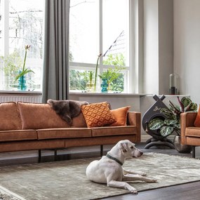 BePureHome Rodeo 3-zits Bank Leer Cognac