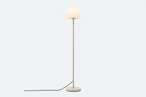 Buiten Vloerlamp Beige Met Witte Kap IP - Virginia Kunststof /Staal Zand/Beige